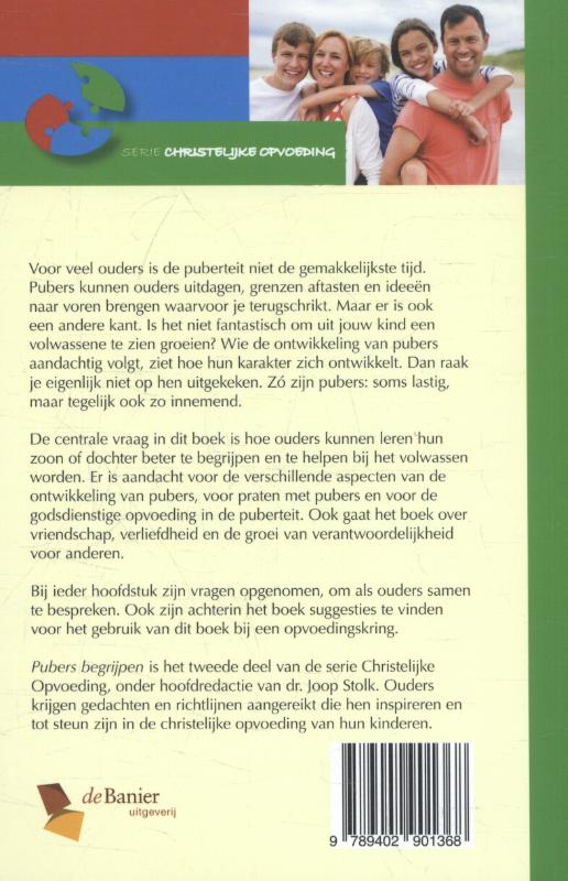 Achterkant van Pubers begrijpen