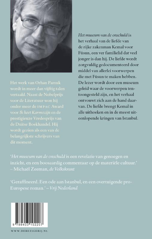 Achterkant van Het museum van de onschuld