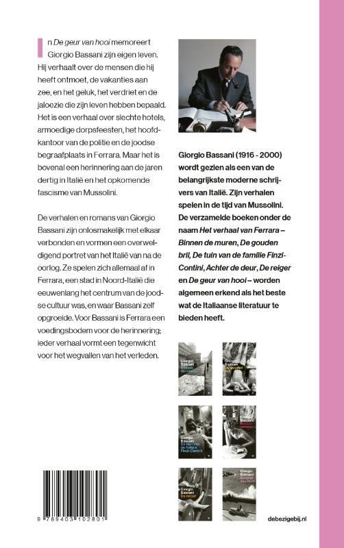 Achterkant van De geur van hooi