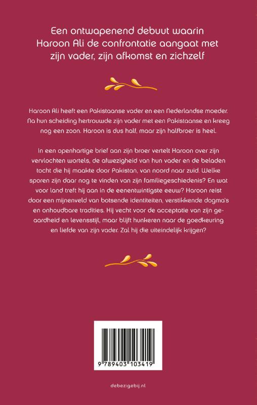 Achterkant van Half