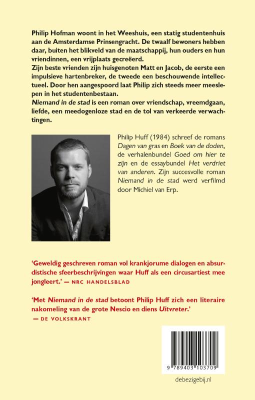 Achterkant van Niemand in de stad