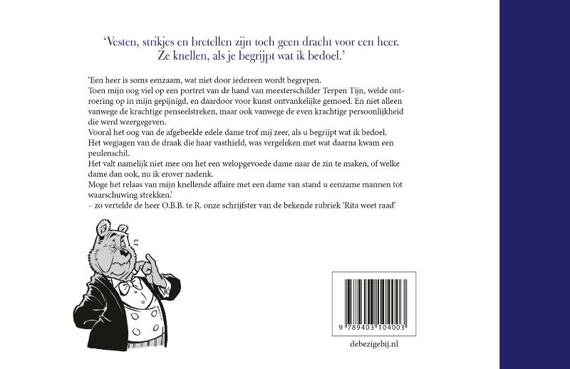 Achterkant van Een misselijk gedoe