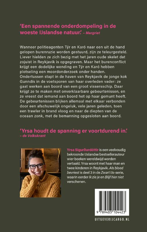 Achterkant van Als bloed bevriest