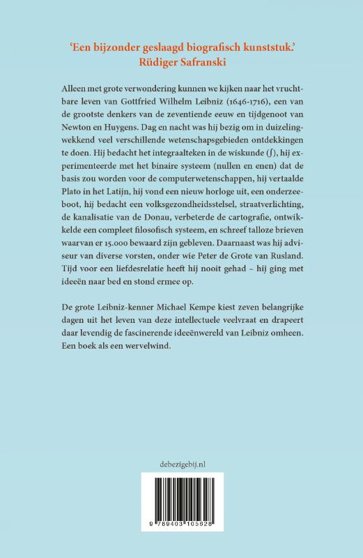 Achterkant van De beste van alle mogelijke werelden