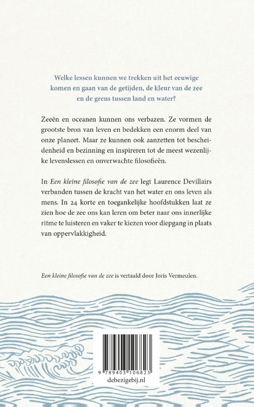 Achterkant van Een kleine filosofie van de zee