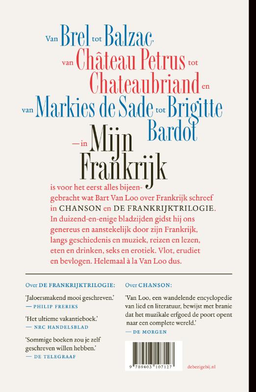 Achterkant van Mijn Frankrijk