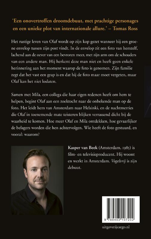 Achterkant van Vogelvrij