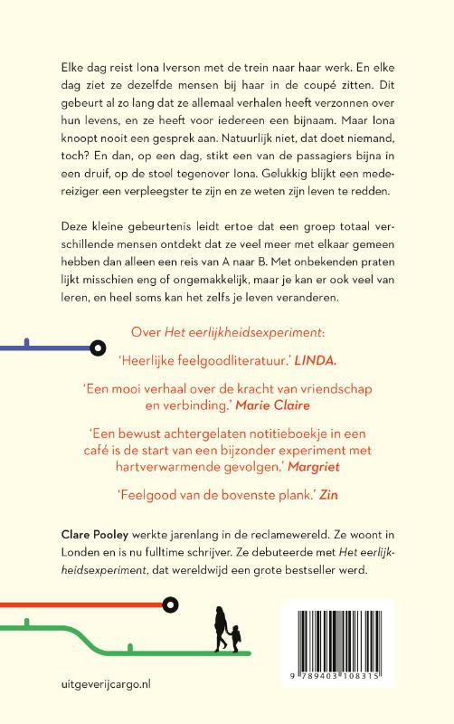 Achterkant van De reizigers op perron 5