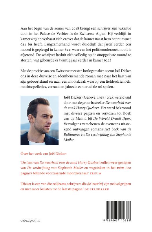 Achterkant van Het mysterie van kamer 622