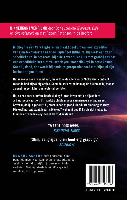 Achterkant van Mickey7