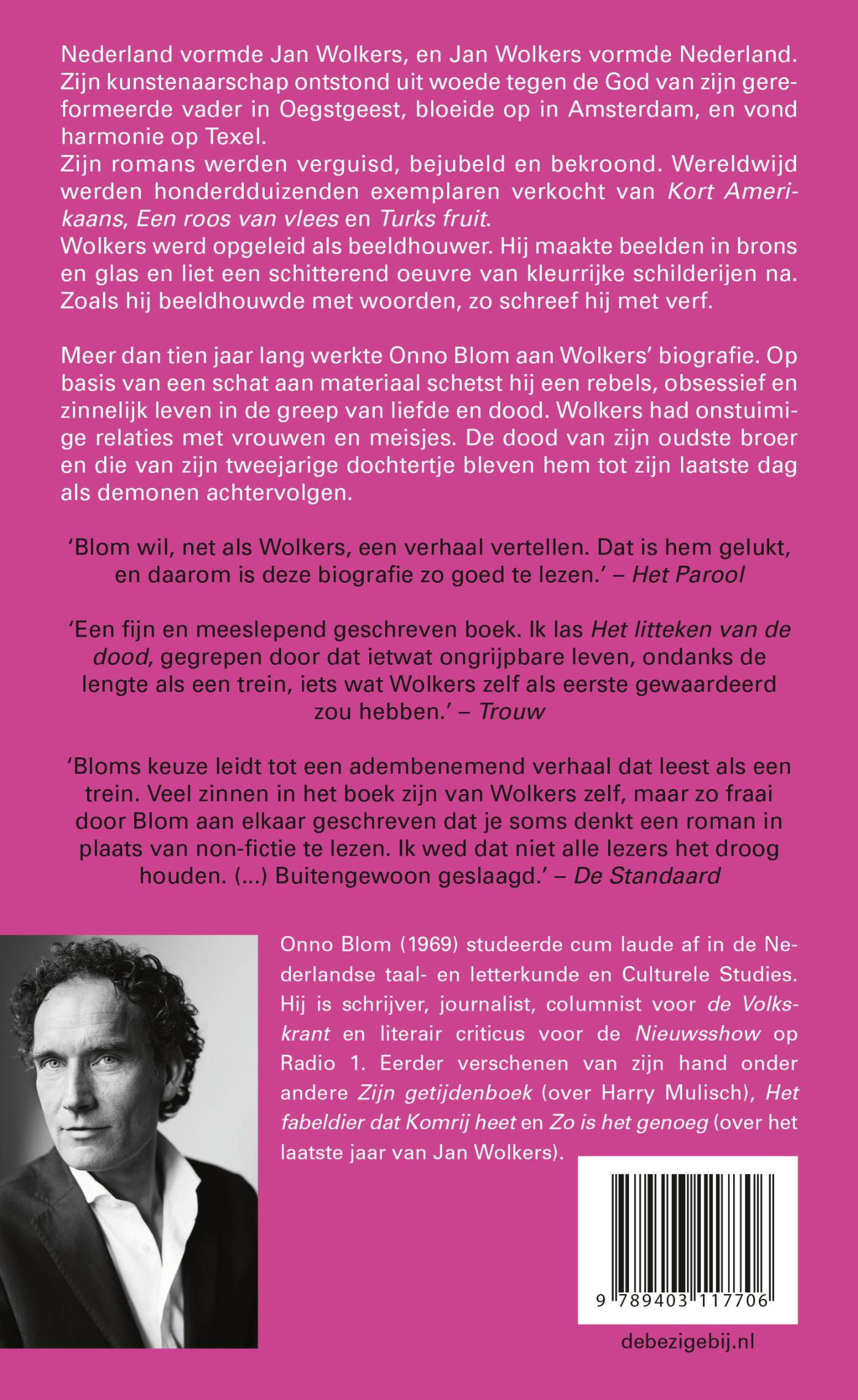 Achterkant van Het litteken van de dood