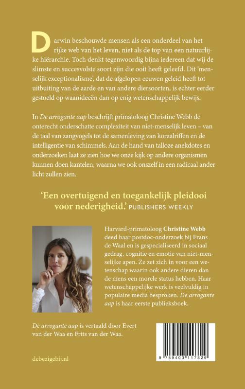 Achterkant van De arrogante aap