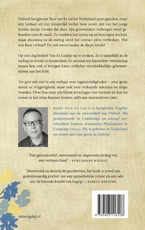 Achterkant van Vergeet-mij-niet