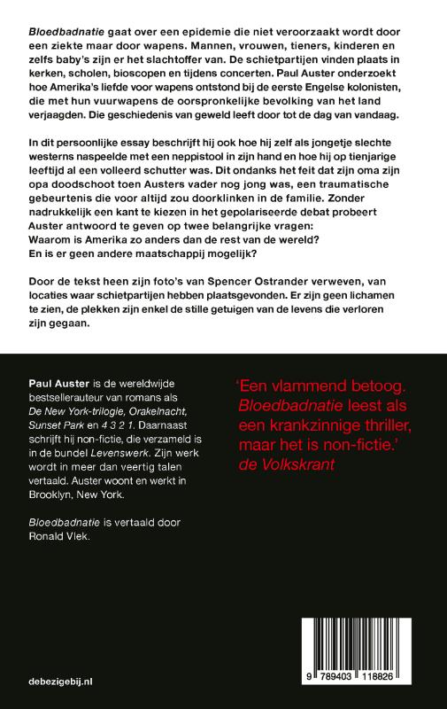 Achterkant van Bloedbadnatie