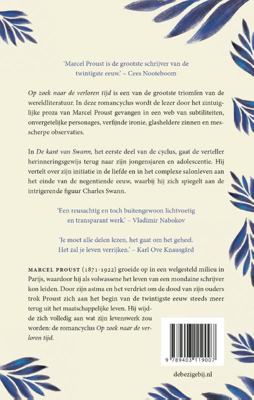 Achterkant van De kant van Swann
