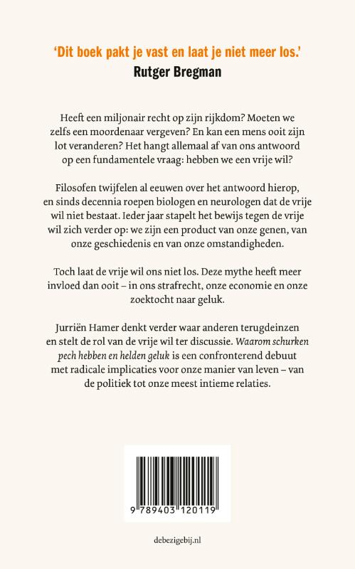 Achterkant van Waarom schurken pech hebben en helden geluk