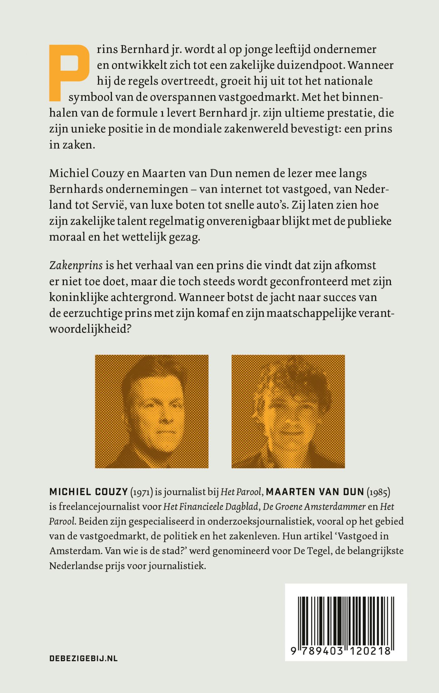 Achterkant van Zakenprins