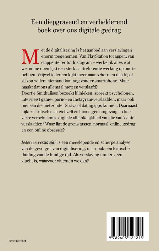 Achterkant van Iedereen verslaafd?