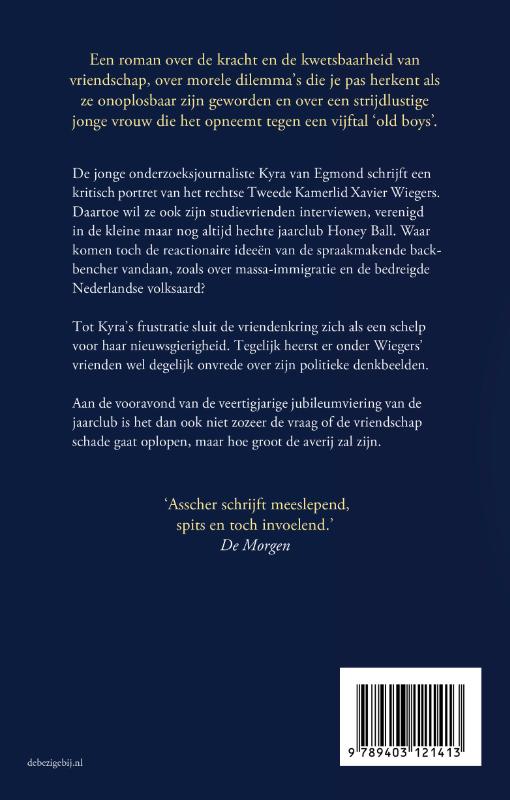 Achterkant van De schaduw van een vriend