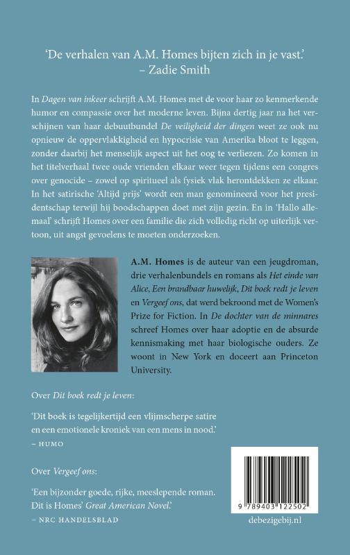 Achterkant van Dagen van inkeer