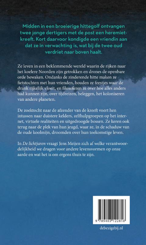 Achterkant van De lichtjaren