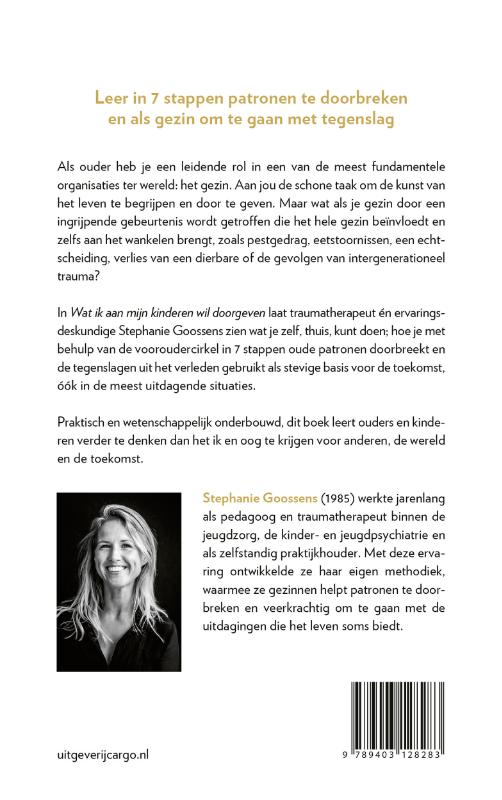 Achterkant van Wat ik aan mijn kinderen wil doorgeven
