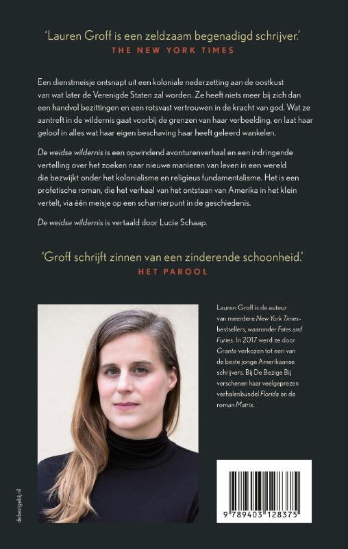 Achterkant van De weidse wildernis