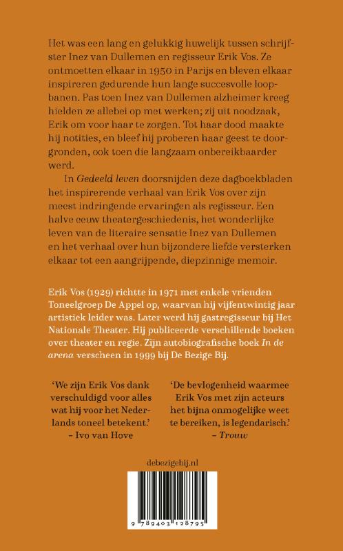 Achterkant van Gedeeld leven