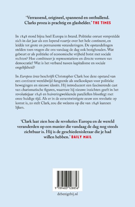 Achterkant van Europese lente