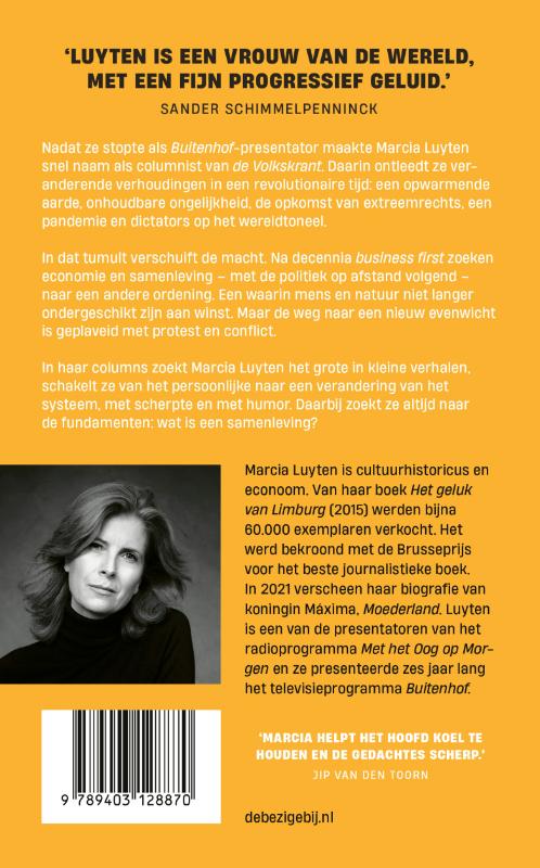 Achterkant van Democratie is niet voor bange mensen