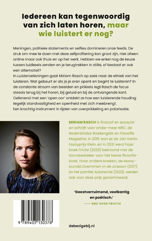 Achterkant van Luisteroefeningen