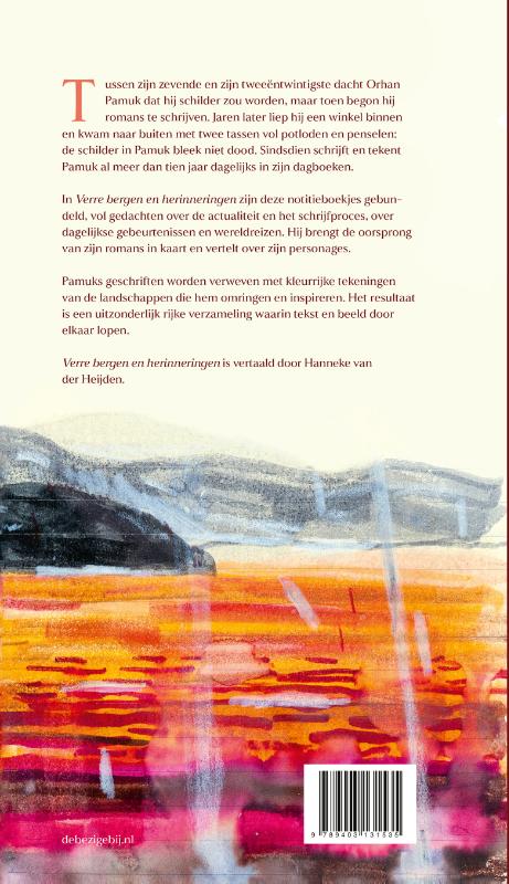 Achterkant van Verre bergen en herinneringen