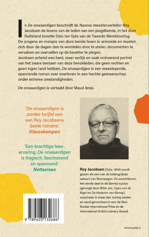 Achterkant van De onwaardigen