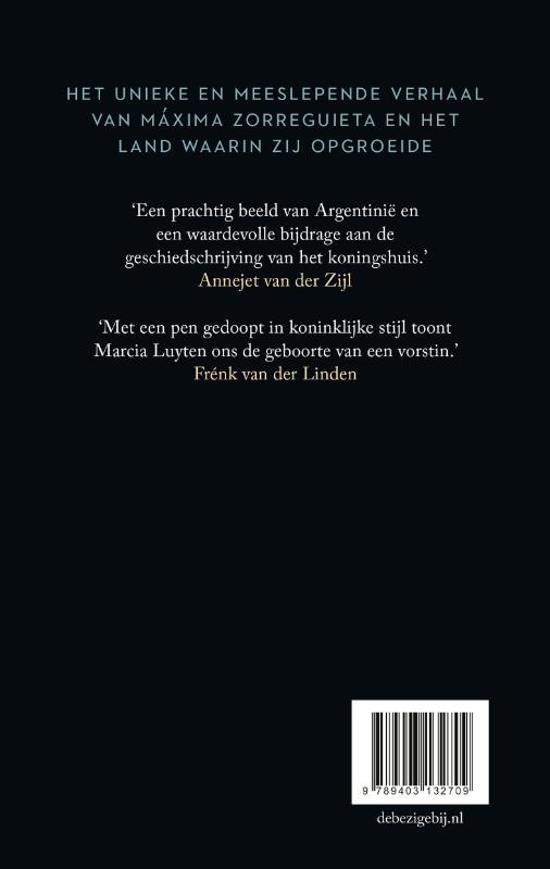 Achterkant van Maxima