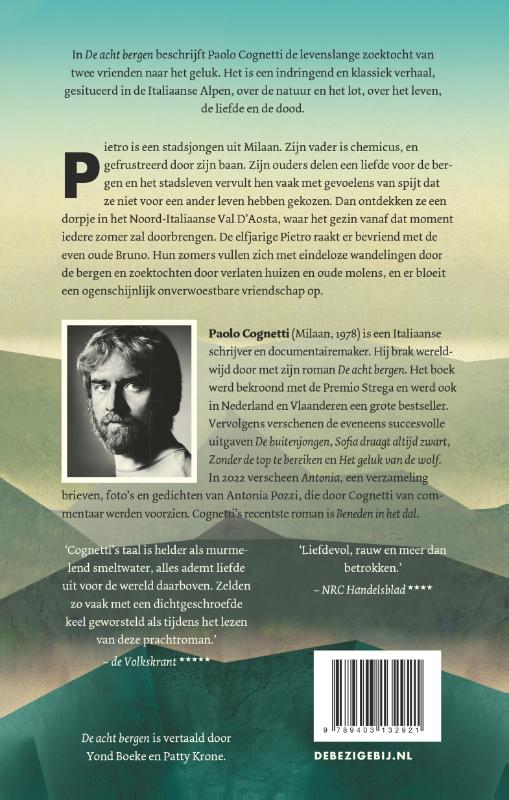 Achterkant van De acht bergen