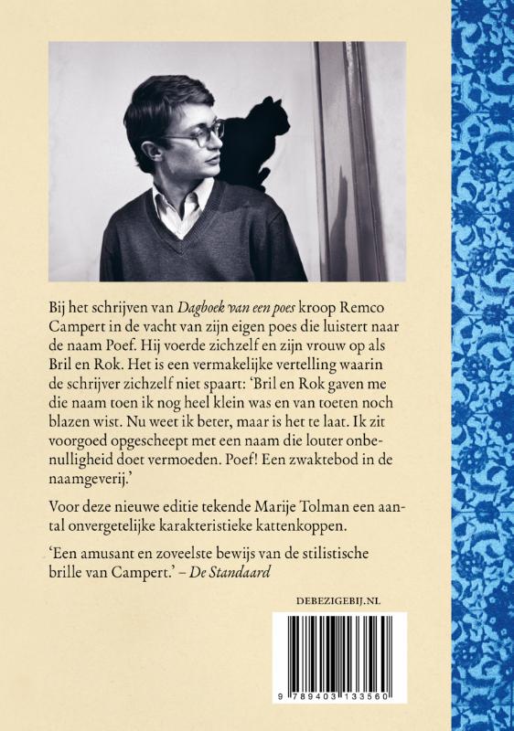 Achterkant van Dagboek van een poes