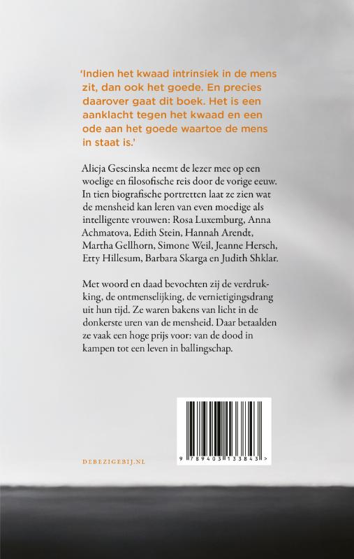 Achterkant van Vrouwen in duistere tijden