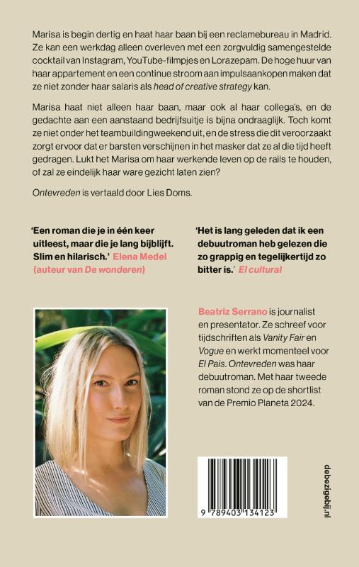 Achterkant van Ontevreden