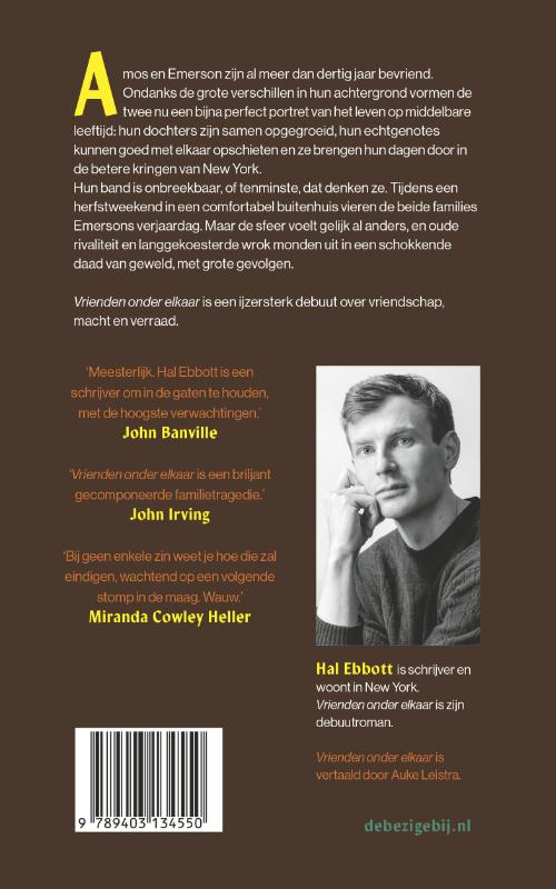 Achterkant van Vrienden onder elkaar