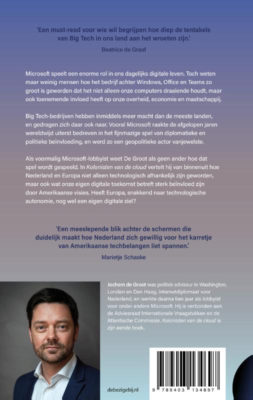 Achterkant van Kolonisten van de Cloud
