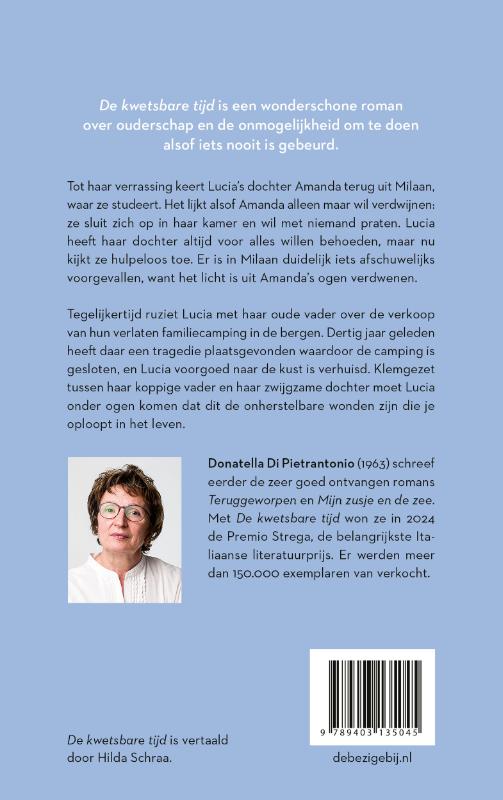 Achterkant van De kwetsbare tijd