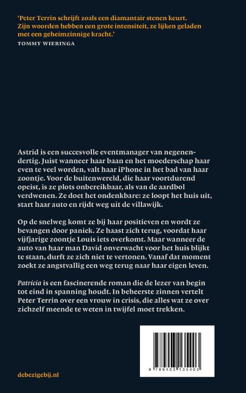 Achterkant van Patricia