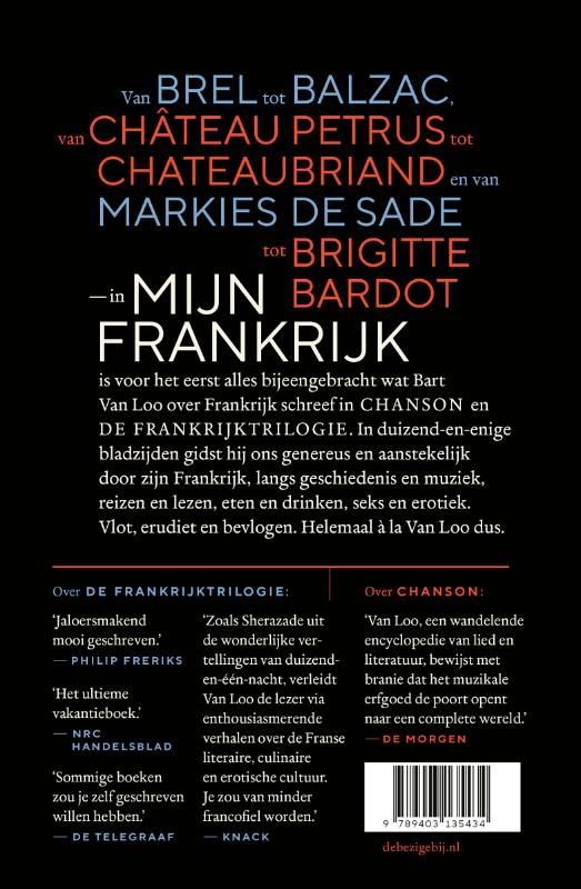 Achterkant van Mijn Frankrijk