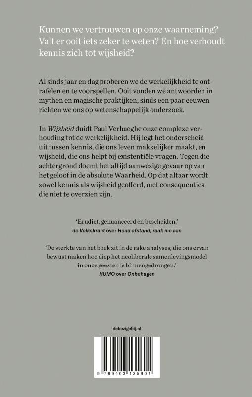 Achterkant van Wijsheid