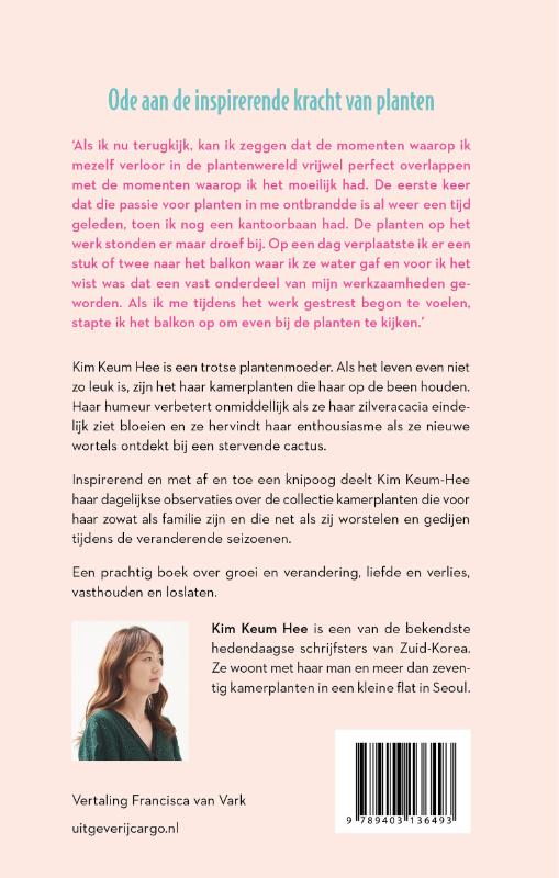 Achterkant van Dagboek van een Koreaanse plantenmoeder