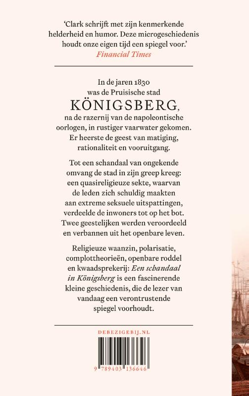 Achterkant van Een schandaal in Königsberg