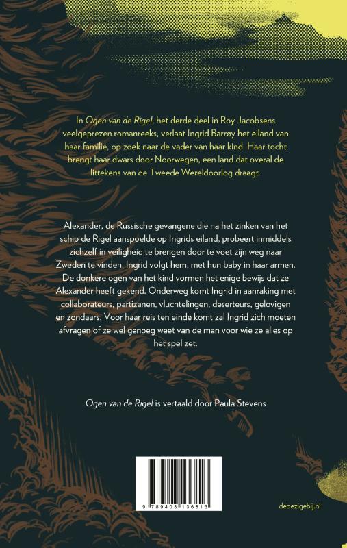 Achterkant van Ogen van de Rigel
