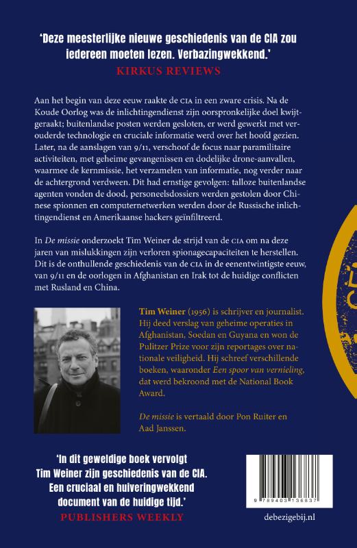 Achterkant van De missie