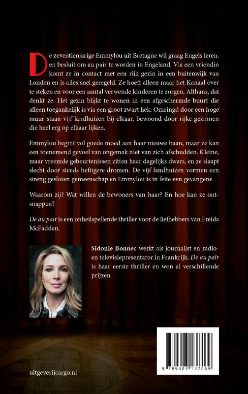 Achterkant van De au pair
