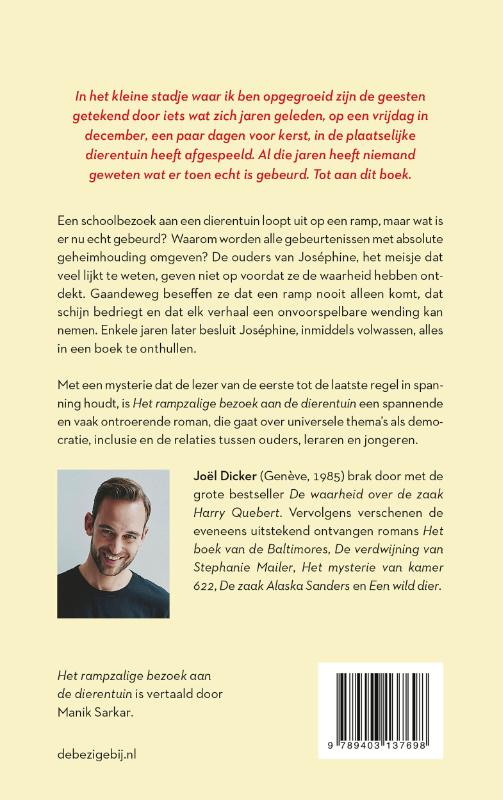 Achterkant van Het rampzalige bezoek aan de dierentuin